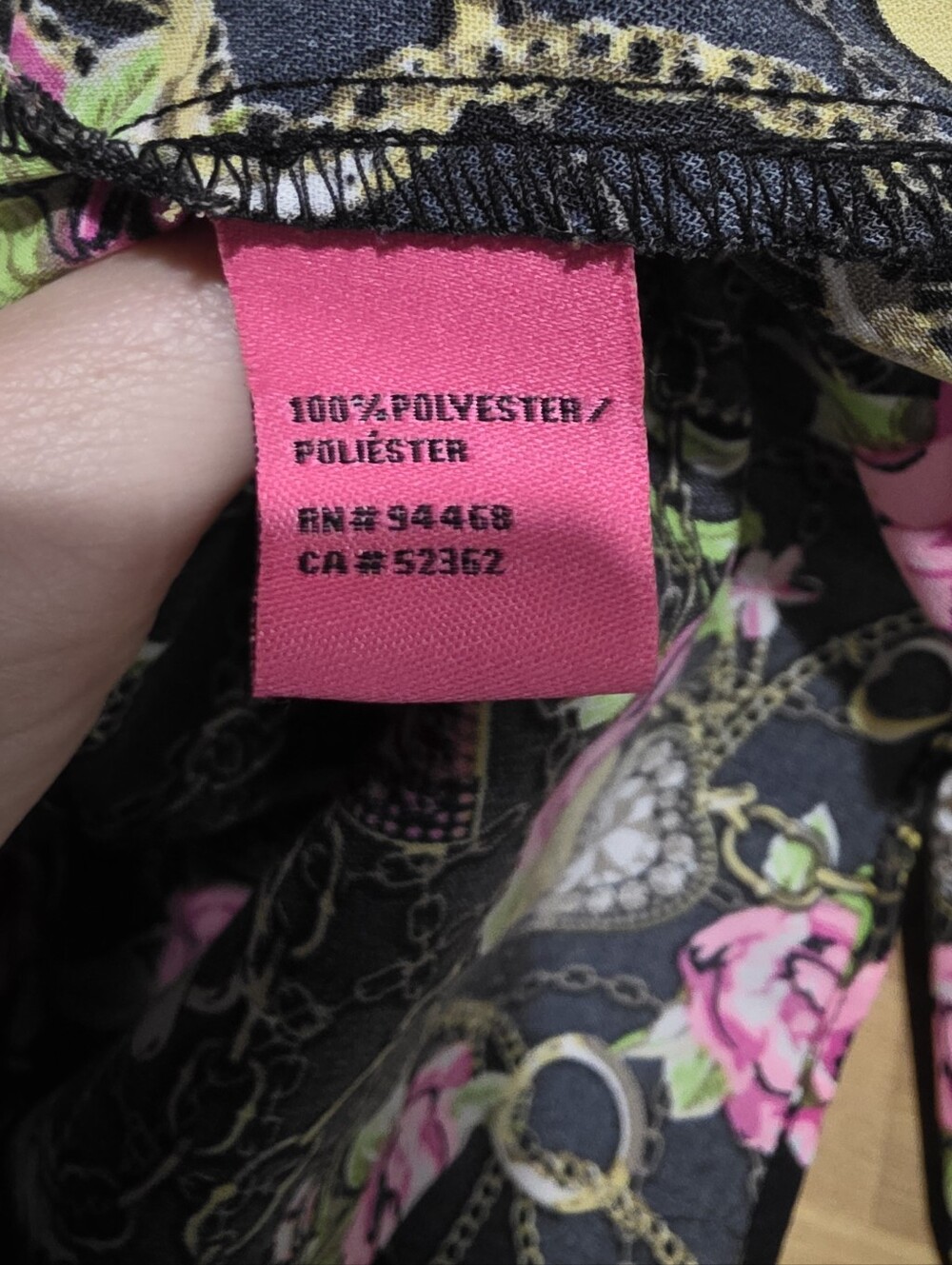 Betsey Johnson Secret Garden Top Peasant Rose Chain Key Size Small Floral - Picture 3 of 10